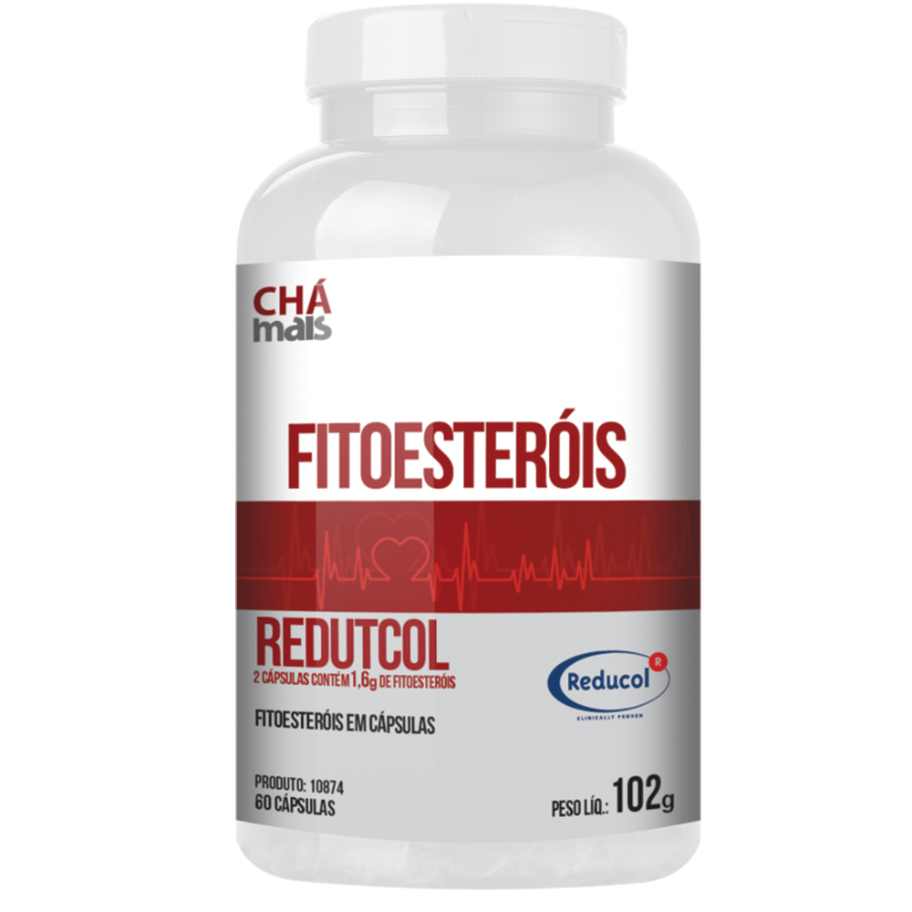 Fitoesterois - 60 Cápsulas - 1000mg - Chá Mais