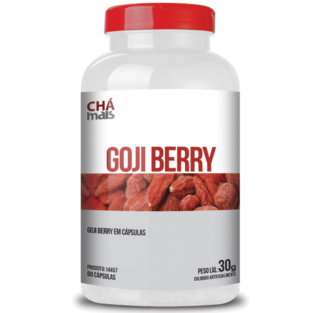 Goji Berry - 60 Cápsulas - 400mg - Chá Mais