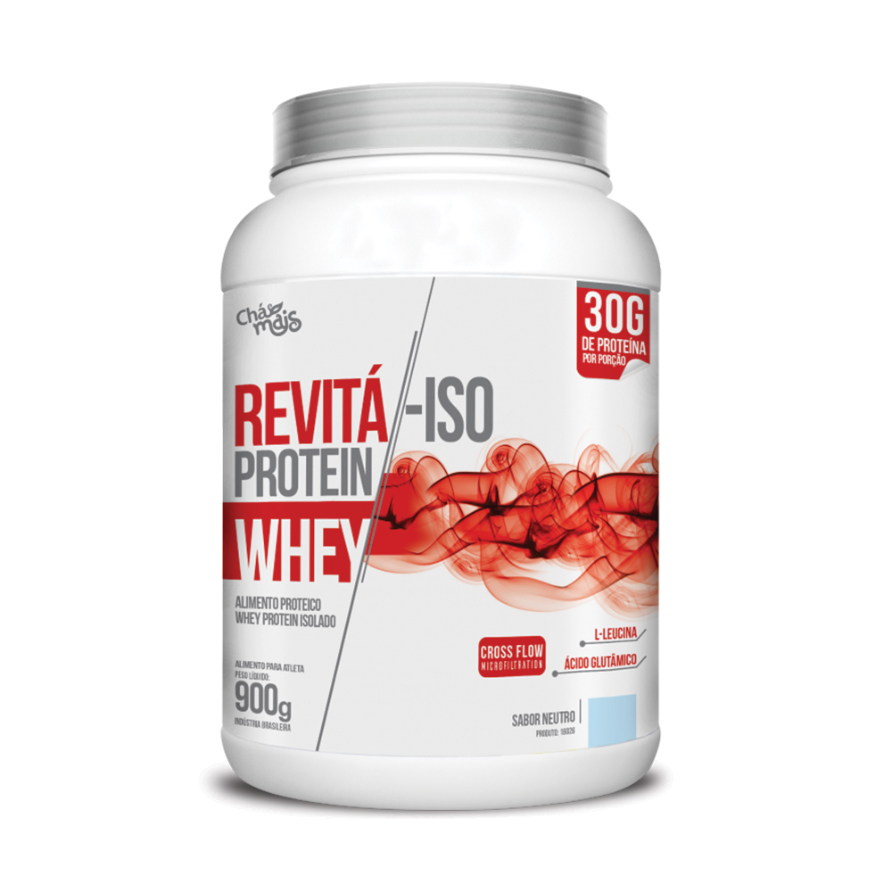 Whey Protein - Isolado Revitá ISO - Baunilha - 900g - Chá Mais