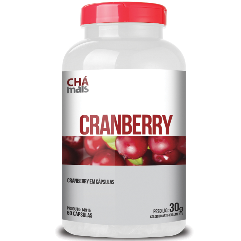 Cranberry - 60 Cápsulas - 400mg - Chá Mais