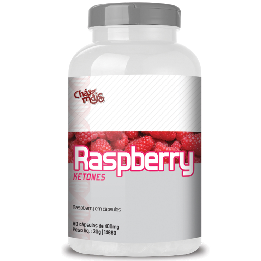 Raspberry - 60 Cápsulas - 400mg - Chá Mais