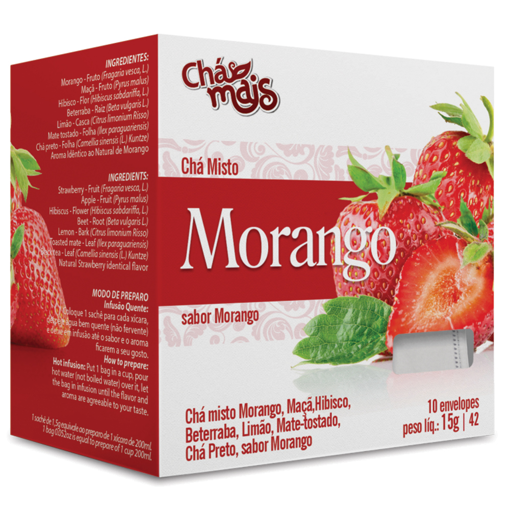 Chá de Morango - Chá Mais