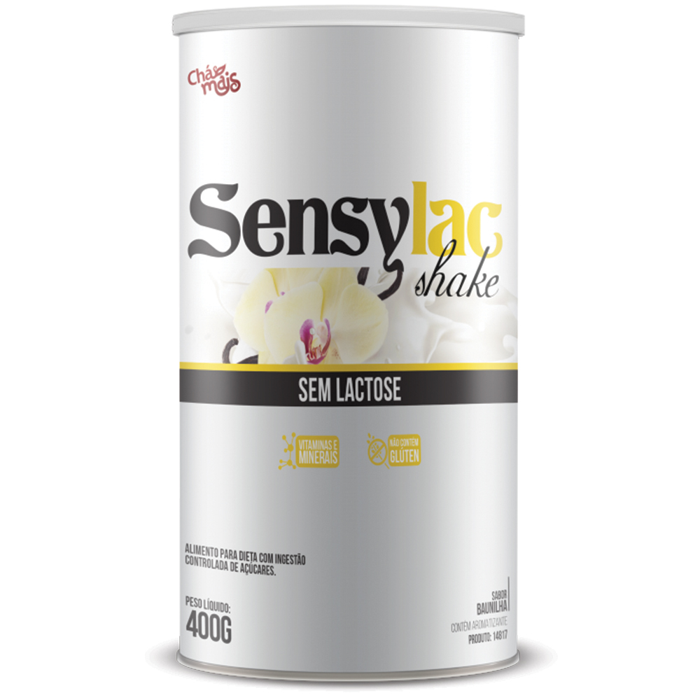 Sensylac Shake - Baunilha - 400g - Chá Mais