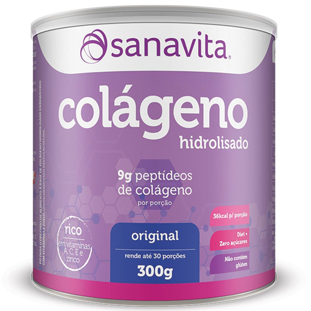 Colágeno Hidrolisado Original - 300g - Sanavita